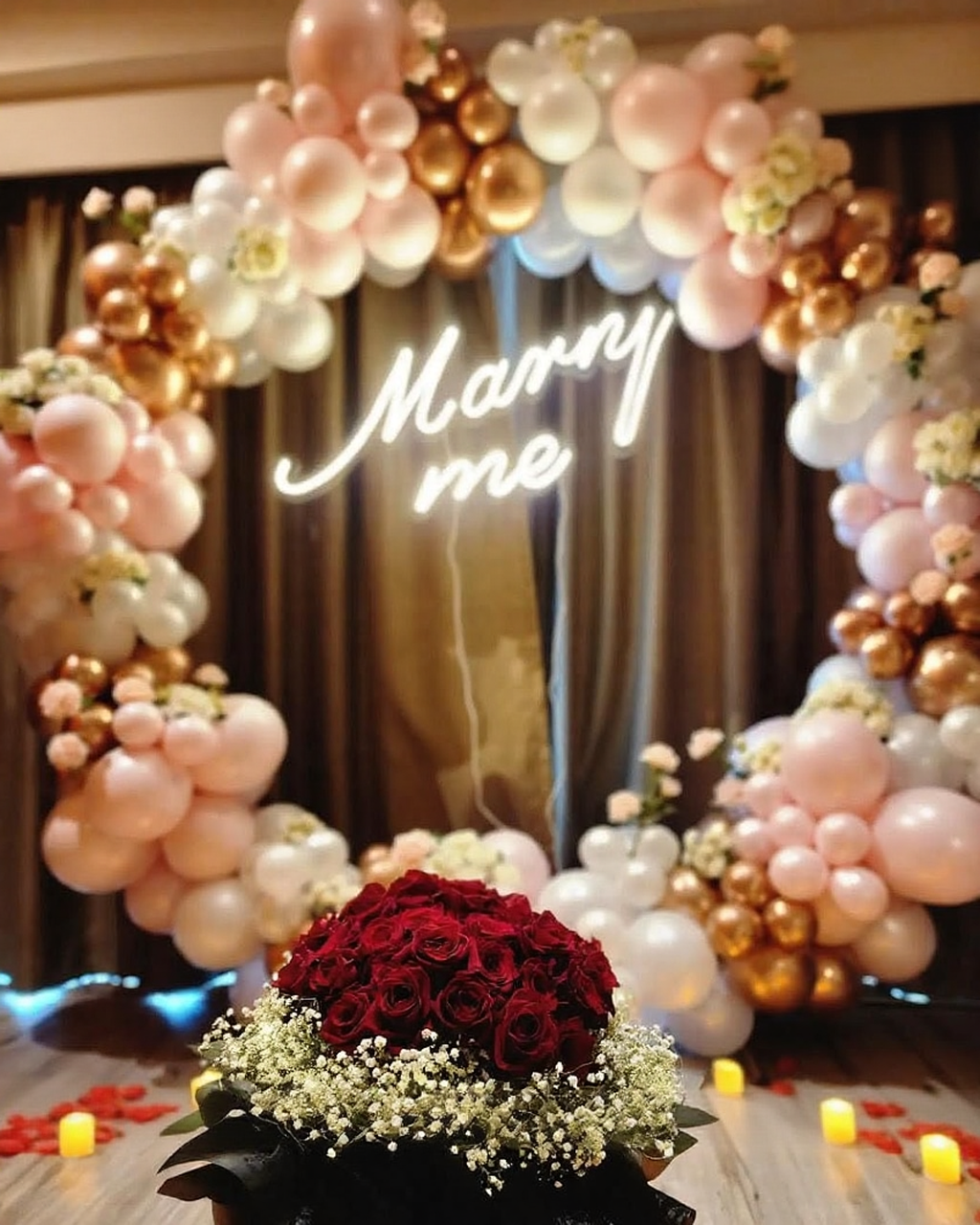 Marry Me Balloon Décor