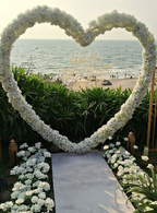 Floral Heart Proposal Experience