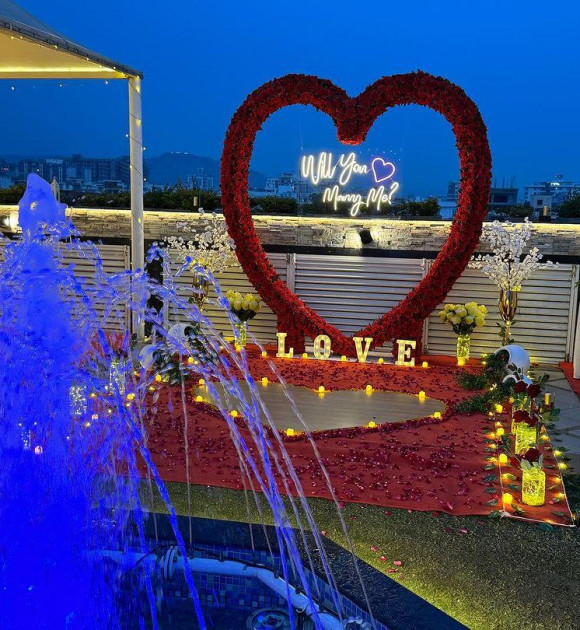 Marry Me Dream Proposal Setup