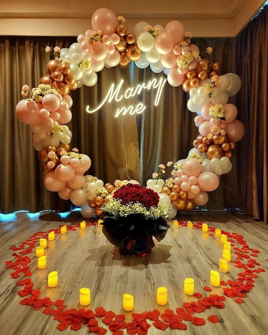 Marry Me Balloon Décor