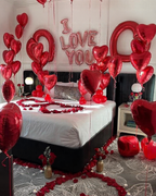 Red Heart Romantic Room Decoration