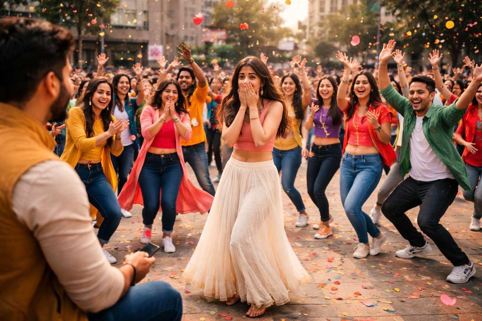 Flash Mob Marriage Proposal
