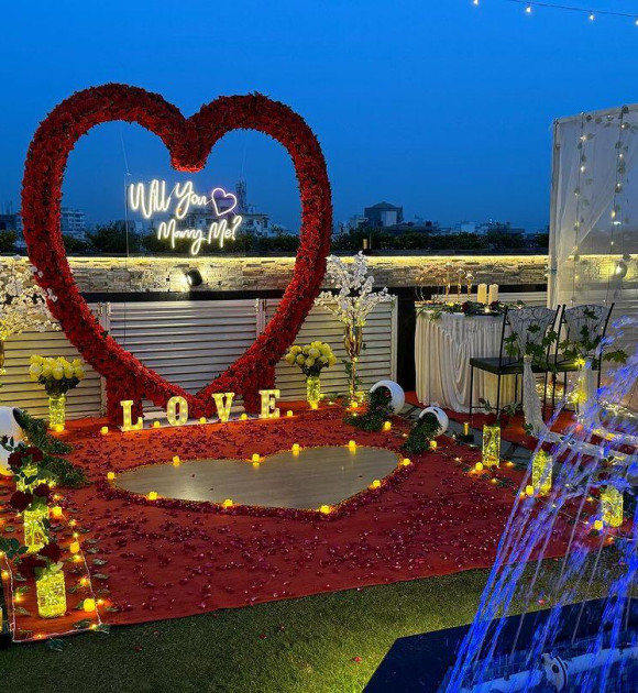Marry Me Dream Proposal Setup