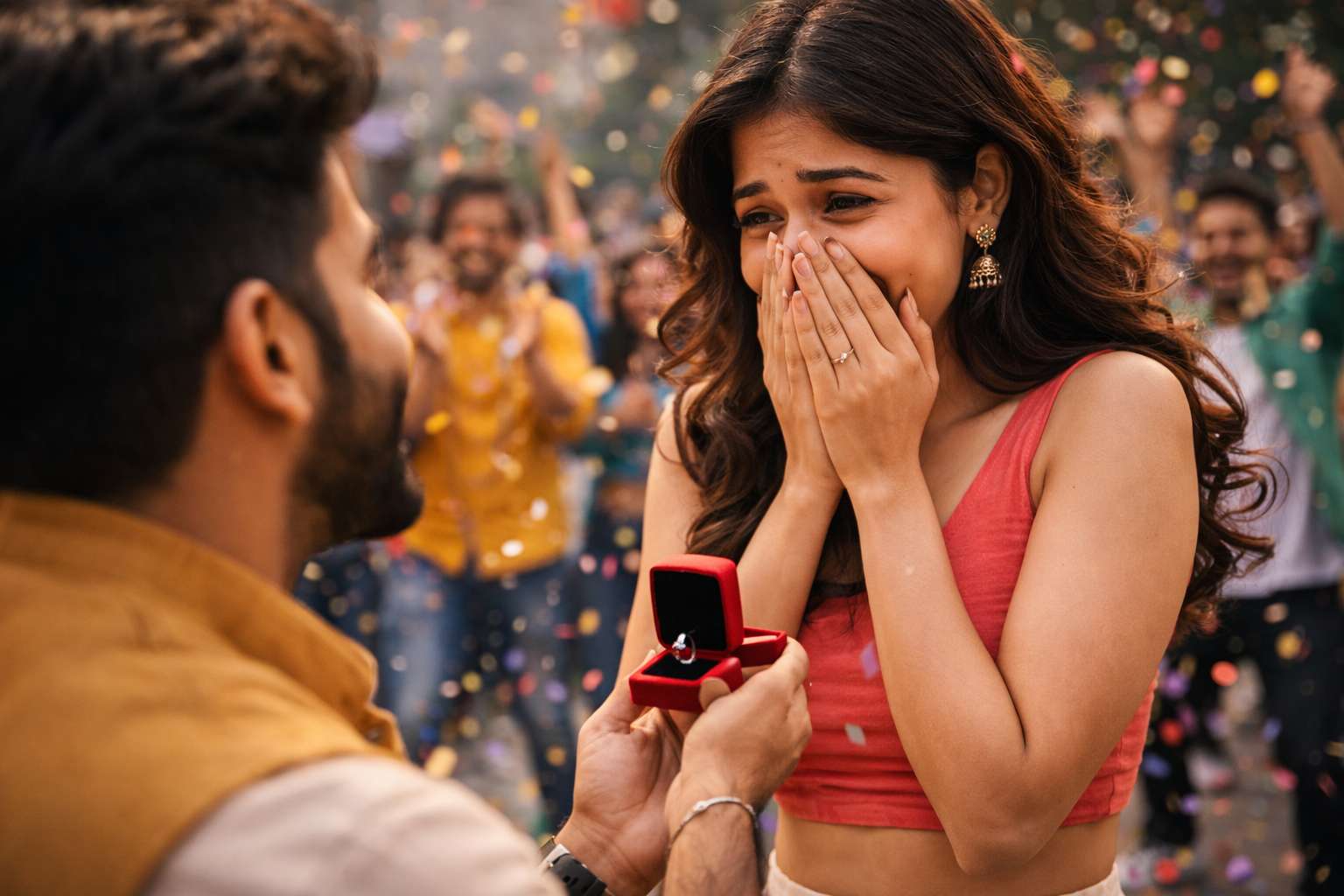 Flash Mob Marriage Proposal