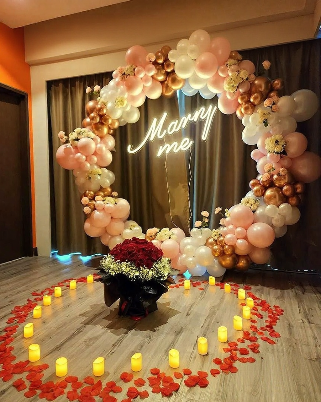 Marry Me Balloon Décor